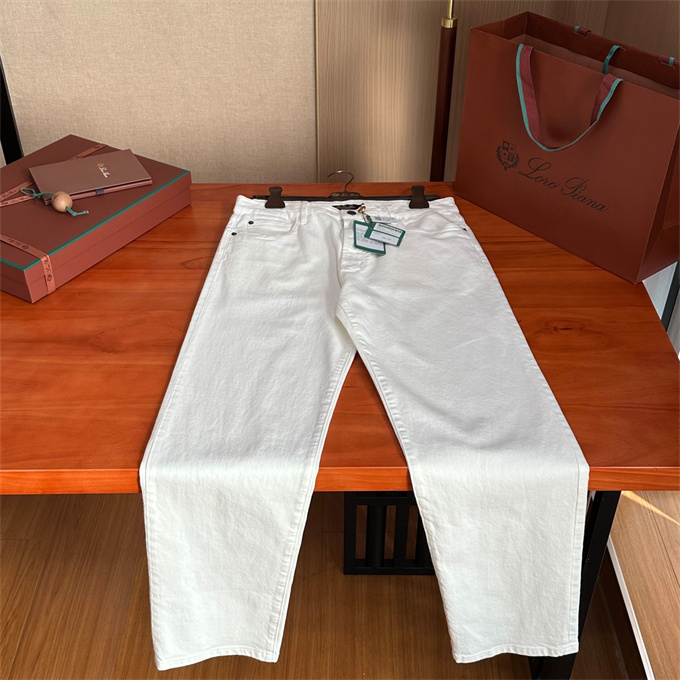 loro piana straight-leg casual pants